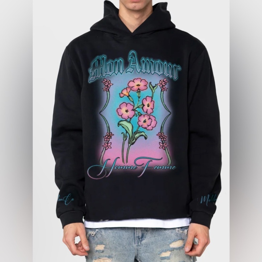 Homme + Femme My Love Hoodie - NWT - Size XL